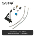 GAPPO Black Kitchen faucet Mixer Tap Cold and Hot Water Brass Single Handle 360 degree rotation Mixer Tap Torneira G4517-6
