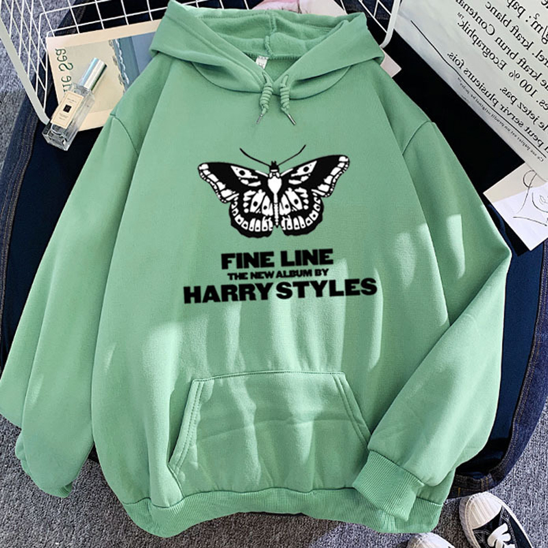 Harry Styles Fine Line Hoodie Butterfly Hoodies Sweatshirts Kawaii Clothes Men Oversized Hoodie Harajuku Women Kpop 2020 Pink