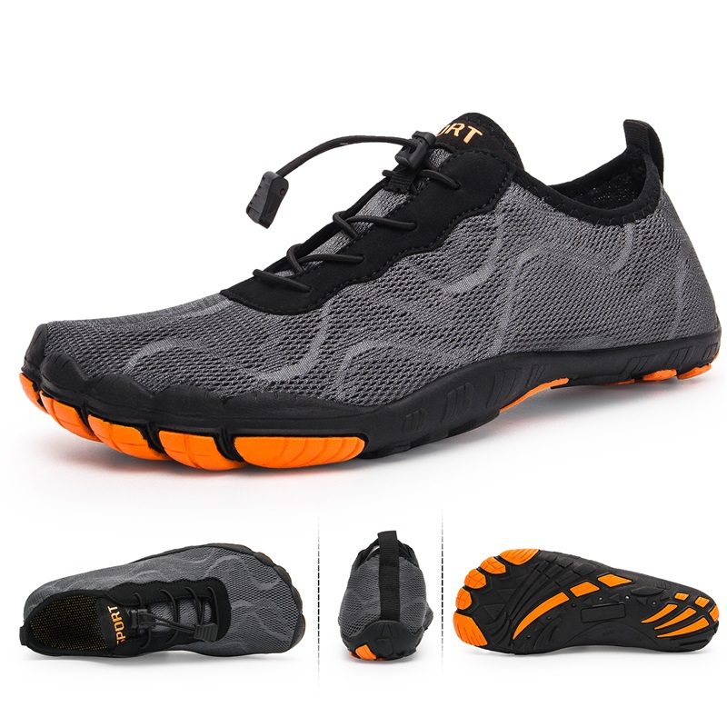 Men's Quick-Drying Water Shoes Breathable Beach Shoes Swimming Diving Shoes Lightweight Soft Hiking Shoes Sea Sports Shoes