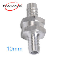 Aluminum Alloy Fuel Non Return Check Valve One Way Petrol Diesel For Car Ship Motorcycle Fuel Systems 6/8/10/12mm