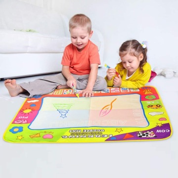 4 Types Water Drawing Mat & 2 Magic Pens Drawing Books Painting Board in Drawing Toys Early Educational Toys Gift for Kids