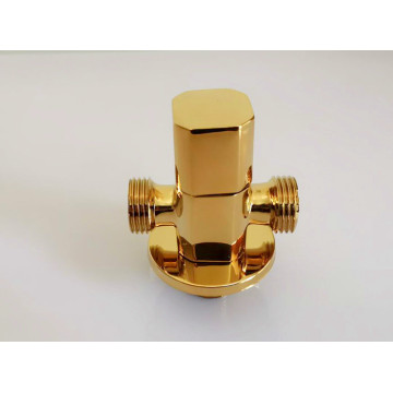 copper Plumbing Valve Wall two Outlet Male G1/2