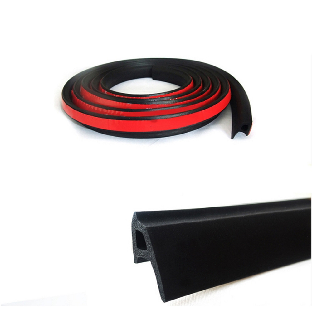 8 Meters P Type Car Door Seal Strip Sound Insulation For The Car P Shape 3M Door Sealing Strips Auto Rubber Seals