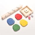 Colorful Tree Marble Ball Run Track Building Blocks Kids Wood Game Toys Children Learning Educational DIY Wooden Toys Gifts
