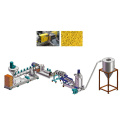 Double stage / rank granulating line