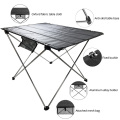 Hot Sale Portable Foldable Folding Table Desk Camping Outdoor Picnic 6061 Aluminium Alloy Ultra-light Folding Desk