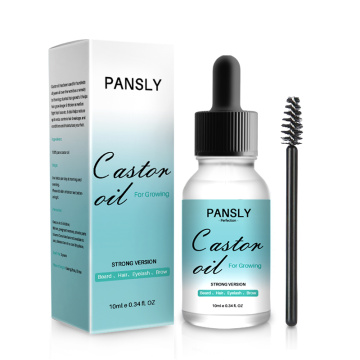 Castor Oil for Natural Hair Eyelash Serum Growth Lash Enhancer Booster Longer Fuller Eyelashes Eyebrow Beard Enhancer Serum