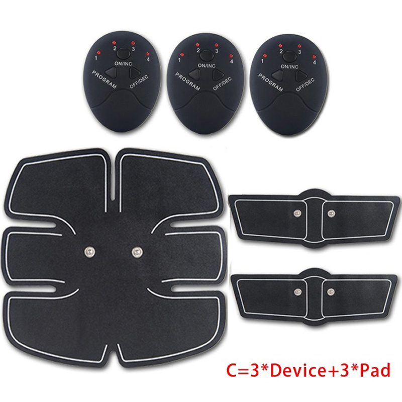 Smart Ems Electric Muscle Stimulator for Exercises Abdominal Trainer Hip Buttock Six Pack Trainer Body Fitness Slimming Massage