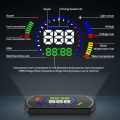 5.8'' OBD2 Car HUD Head Up Display Big Screen Automobile Trip On-board Computer OBDII Projector Fuel Consumption Car HUD Display