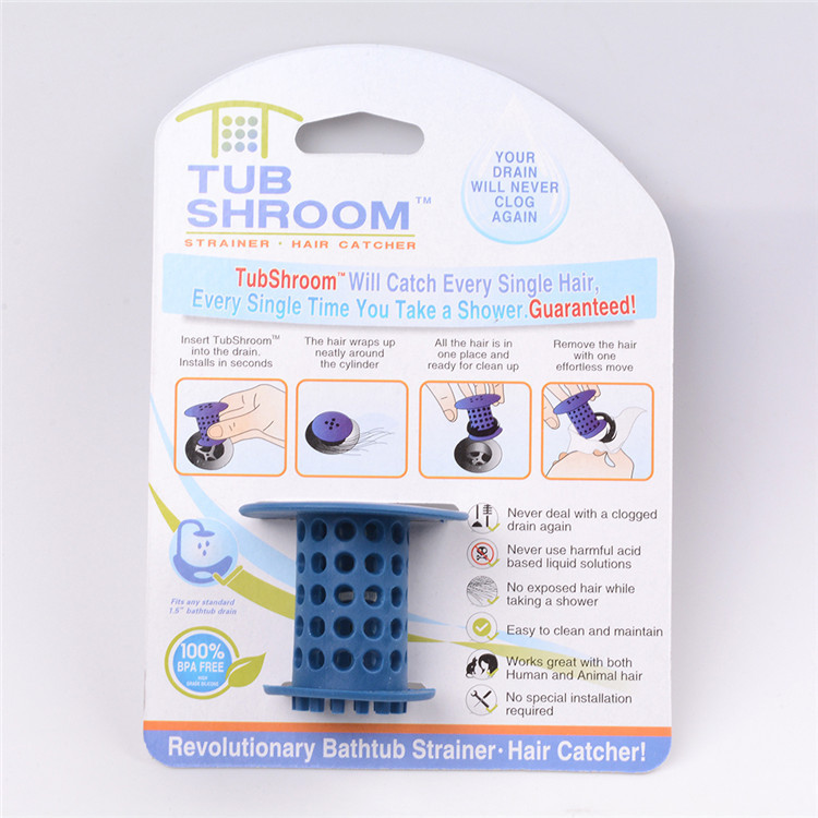 Bathroom Drain Hair Catcher Bath Stopper Plug Sink Strainer Filter Sewer Dredge Device Shower Hair Stopper bathroom accessories