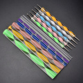 25pcs Mandala Dotting Tools Professional Nail Art Tool Swirl Marbleizing Steel Dotting Pen Beauty Supplies Nails Beads Pen