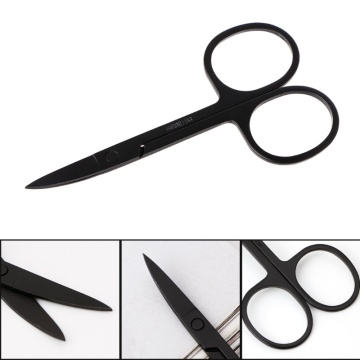 Portable Eyebrow Trimmer Scissors Stainless Steel Hair Removal Makeup Tool
