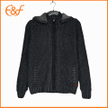 Heavy Thick Hoody Sweater Coat Cardigan With Zipper