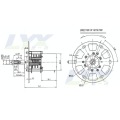 12 v 1 RPM/min Dc gear motor/Metal gear reduction motor /xj