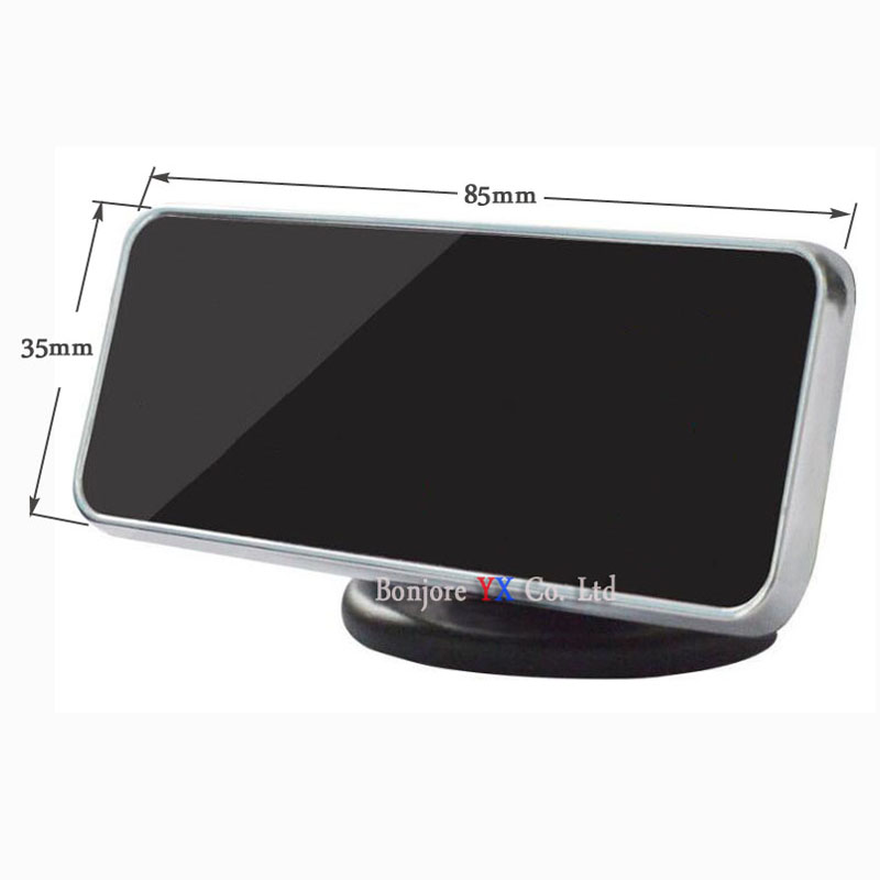 Koorinwoo Original 16.5mm Probes LCD Screen Car parking sensors 8 Radars front Parktronic Alarm Parking Assistance Black White