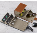 5 Slots Foldable Travel Sunglasses Organizer Collector Pu Eyeglasses Storage Case Box multiple Hanging Eyewear Holder Display