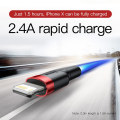 Baseus 2.4A Fast Charging Cable for iPhone 11 Pro Max Xs X USB Cable for iPhone 7 8 Plus Charger Cable USB Data Cord