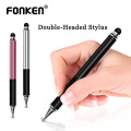 FONKEN Universal 2 In 1 Stylus Pen Drawing For Tablet Pencil Capacitive Screen Caneta Touch Pen For iPad Pro Smartphone Android