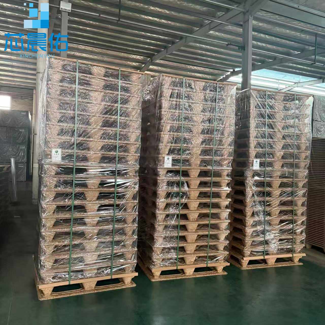 compress wood pallet-double2