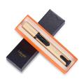 LUBINSKI Metal Butane Gas Cigar Lighter Mini Windproof 1 Jet Flame Torch Cigarette Lighters Cigar Accessories Gift Box Packaging