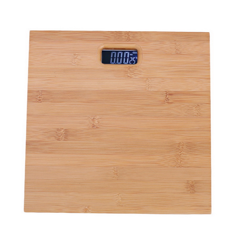 Wooden Body Scale Bathroom Weight Scale Smart Human Body Weight Scale Wood Anti-skid Display Back Light Household Bathroom hot