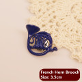 French Horn Brooch