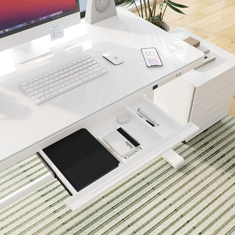 L Shaped Desk With Drawers