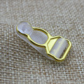 Suspender clips 1.2cm Garter clip Garment clip Clothing accessories Sewing Supplies Metal+ PP 6 pcs/lot