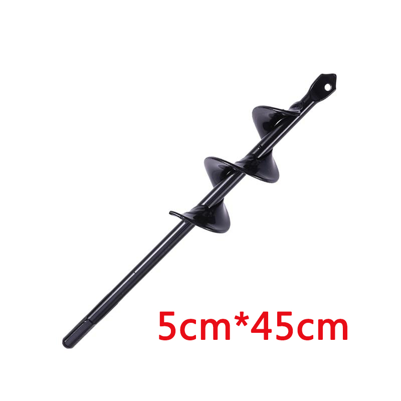 Garden Auger Drill Bit Tool Spiral Hole Digger Ground Drill Earth Drill For Seed Planting Gardening Fence Flower Planter