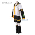 VOCALOID Kagamine Rin Kagamine Len Halloween Uniform Cosplay Complete Costumes Tops+Shorts