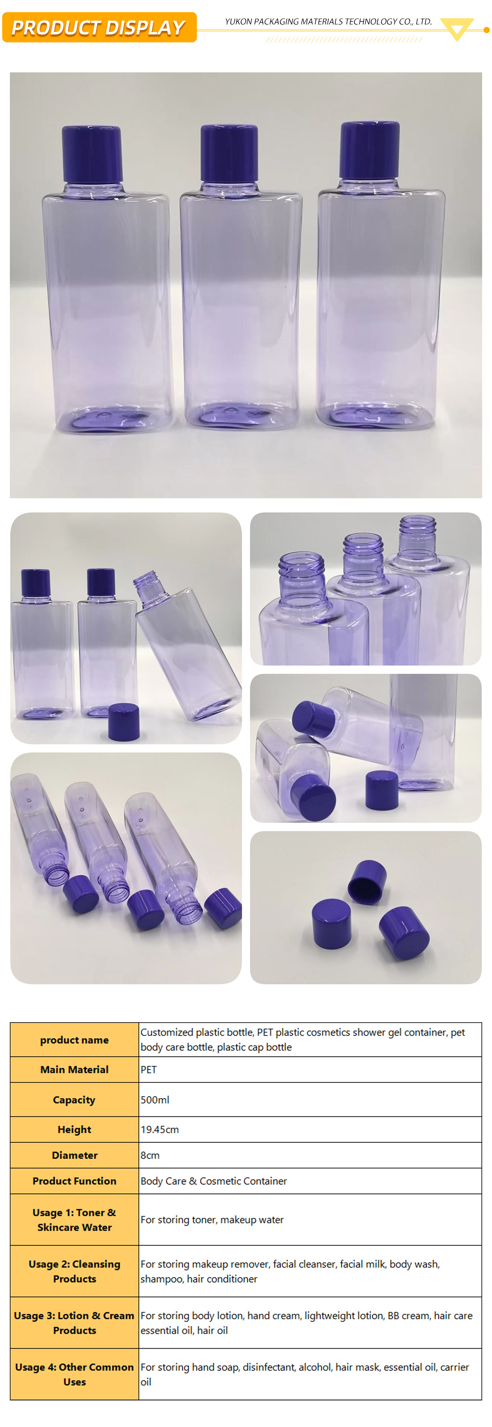 Plastic lid and plastic bottle 1-17-X
