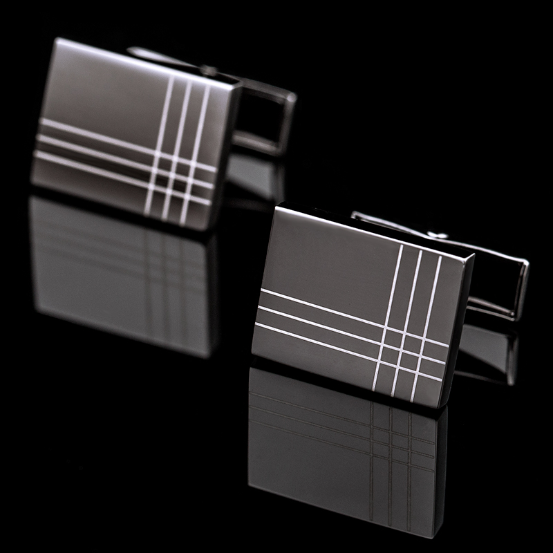 KFLK High Quality Cuff links necktie clip for tie pin for mens tie bars cufflinks tie clip set guests 2017 New Arrival