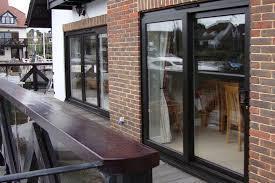 black pvc door