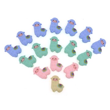 kovict 10pc/lot Mini sheep Silicone Beads Baby Dummy Cartoon Pacifier Toy Accessories