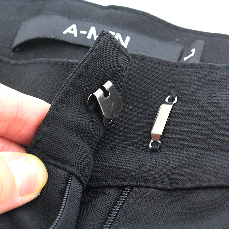 10pcs/bag Metal trousers hook suit pants hook button skirt trousers hook button hanger buckle fittings Garment Hooks