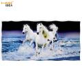 Beach Towel Crazy Horse Large Blanket Mare & Filly Bath Dry up Towel Microfiber Yoga Towel for Adult Kids Travel Camping Blanket