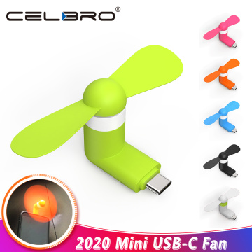 Portable Mini USB Fan Cooler Type C USB Gadgets for Mobile Phone Power Bank PC Laptop Xiaomi USB C Gadget Cooling Fan Ventilador
