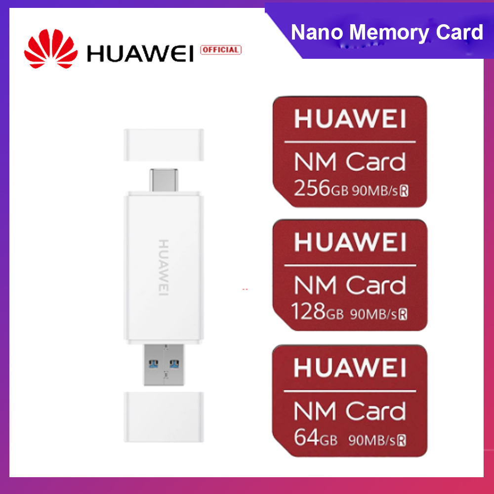 Huawei Nano Memory Card 64GB/128GB/256GB 90MB/s NM Card for Mate 30 Pro Mate 30 RS P30 Pro P30 Mate 20 Pro 20 X RS Nova 5 Pro