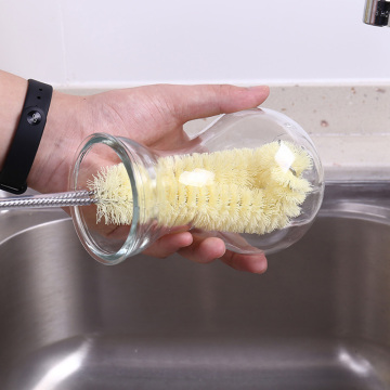 Long Handle Flexible Bottle Cleaning Brush Practical Thermos Teapot Cleaner Easy Durable Kitchen Cleaning Tools Kitchen Tools