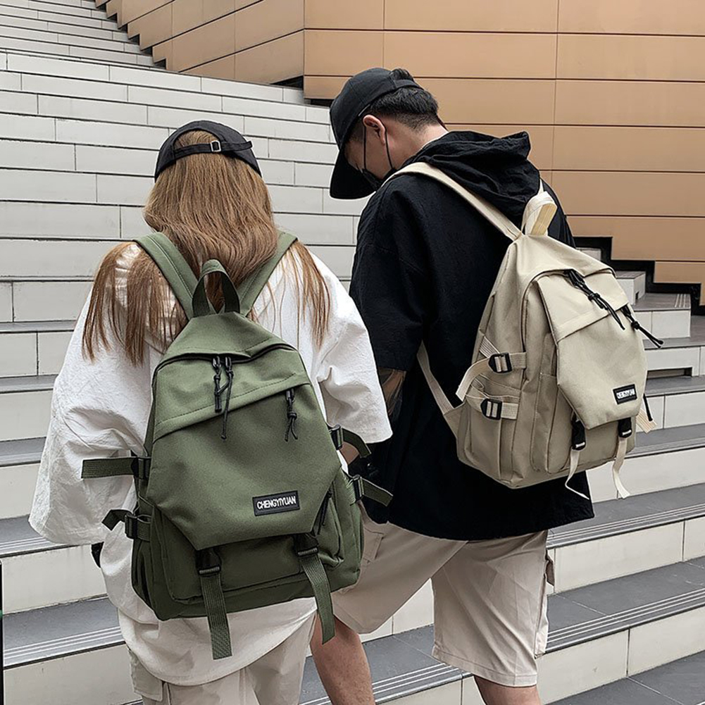 Large Capacity Backpack Students Simple Mochila Women Men Sports Street Bagpacks Outdoor Shopping Accessaries Supplies