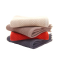 1pc Super Soft Honeycomb Cotton Towel Solid Color Super Absorbent Portable Hair Face Towels Travel Bathroom Towel For Home Hotel