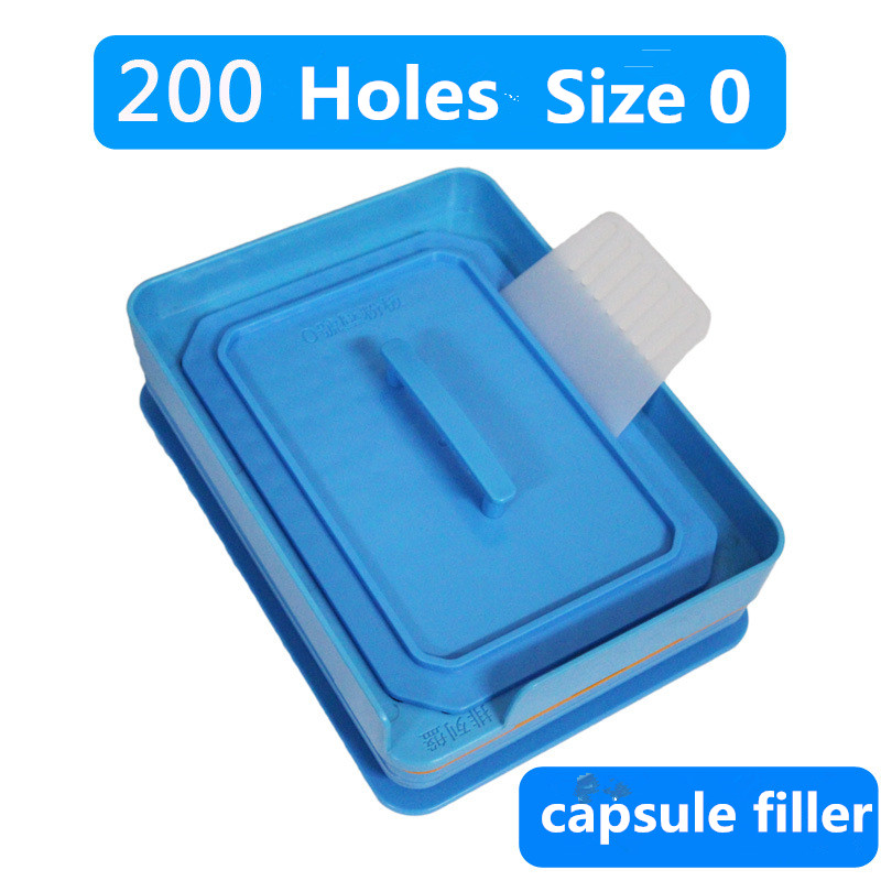 200 Holes capsule filler Size 0 #100 Holes Professional manual Capsule Fillling machine Powder pharmaceutical Filler Plate