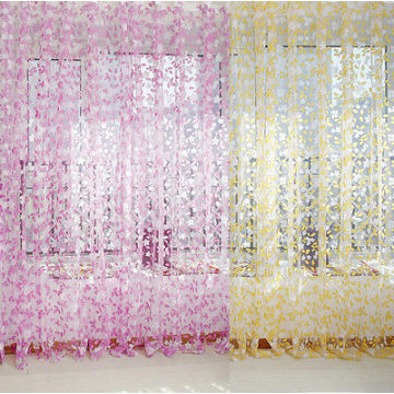 3 Colors Scarf Sheer Voile Door Window Curtains Drape Panel Valance Curtains 100*200CM