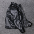 Spring 2020 New Real Jacket Men Short 100% Cow Coat Soft Genuine Leather Men's Jackets Plus Size KJ4807