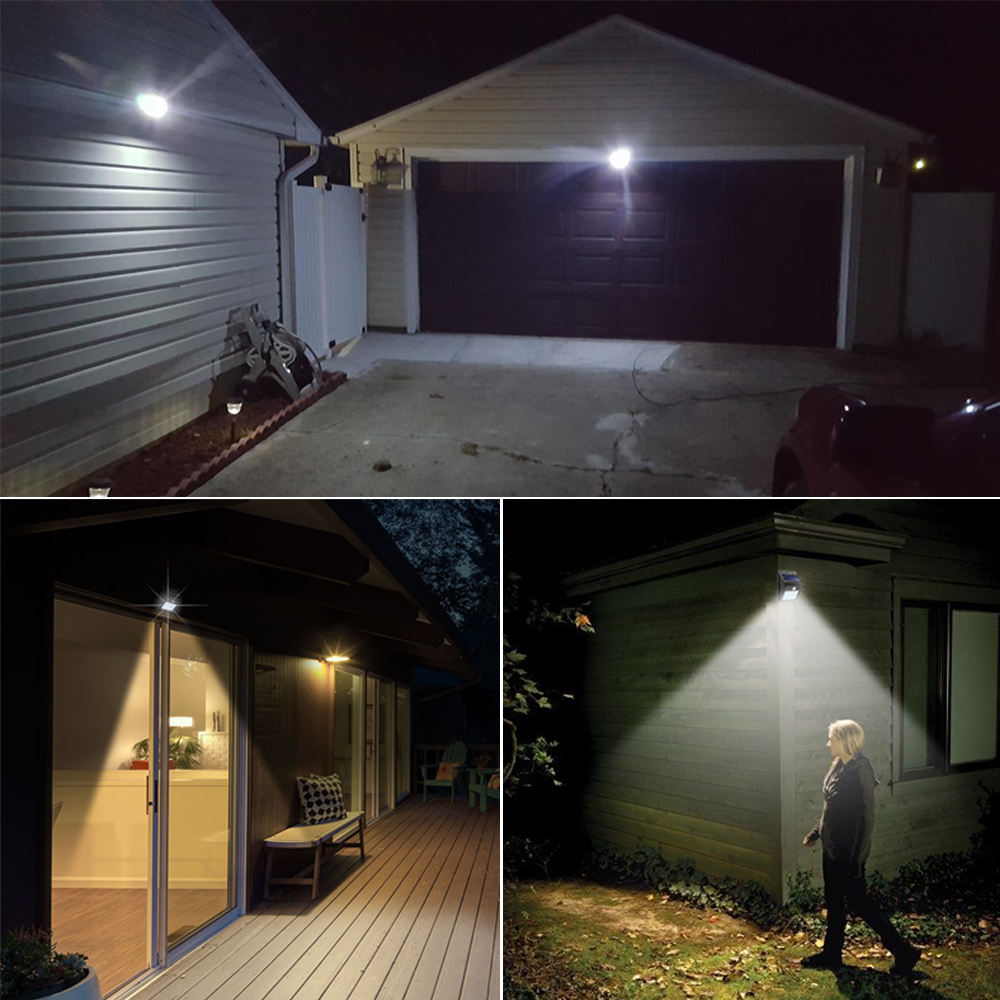 Wall LED Solar Night light Waterproof Outdoor PIR Motion Sensor Auto Swith Solar lamp Porch Path Street Fence Garden lighting