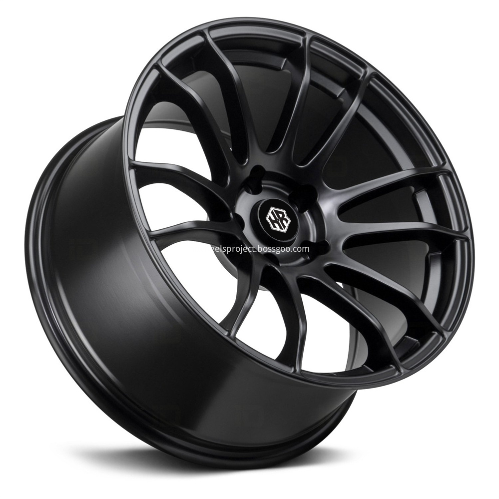 H R Tech Wheels Hre52 Matte Black Angle