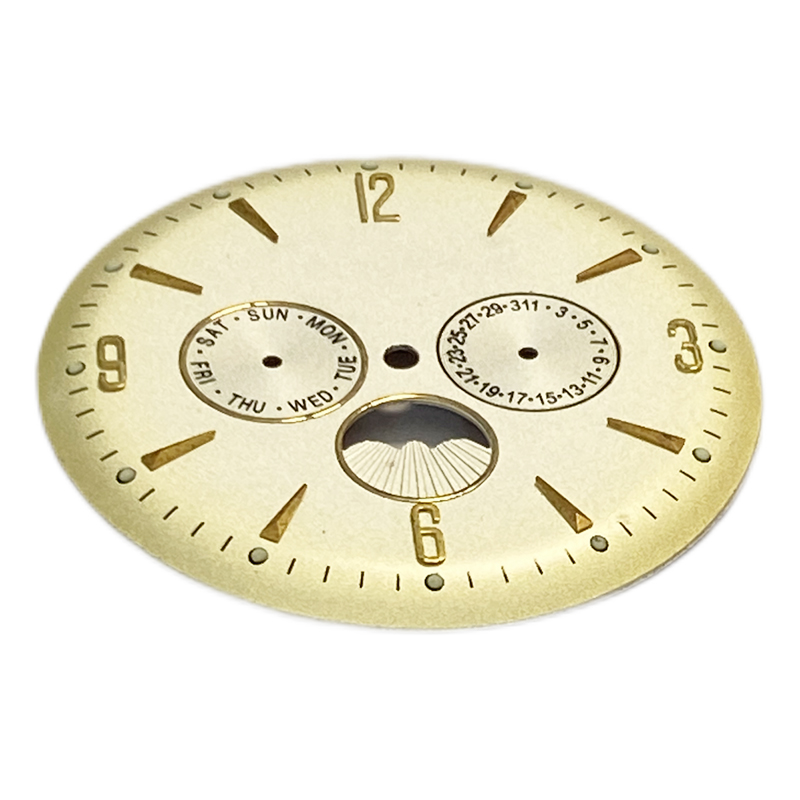 Moonphase watch dial