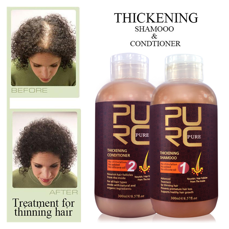 600ml Anti Hair Fall Fast Hair Growth Product Hair Thickening Shampoo & Hair Conditioner Free Shipping Anti Hair Loss Treatment