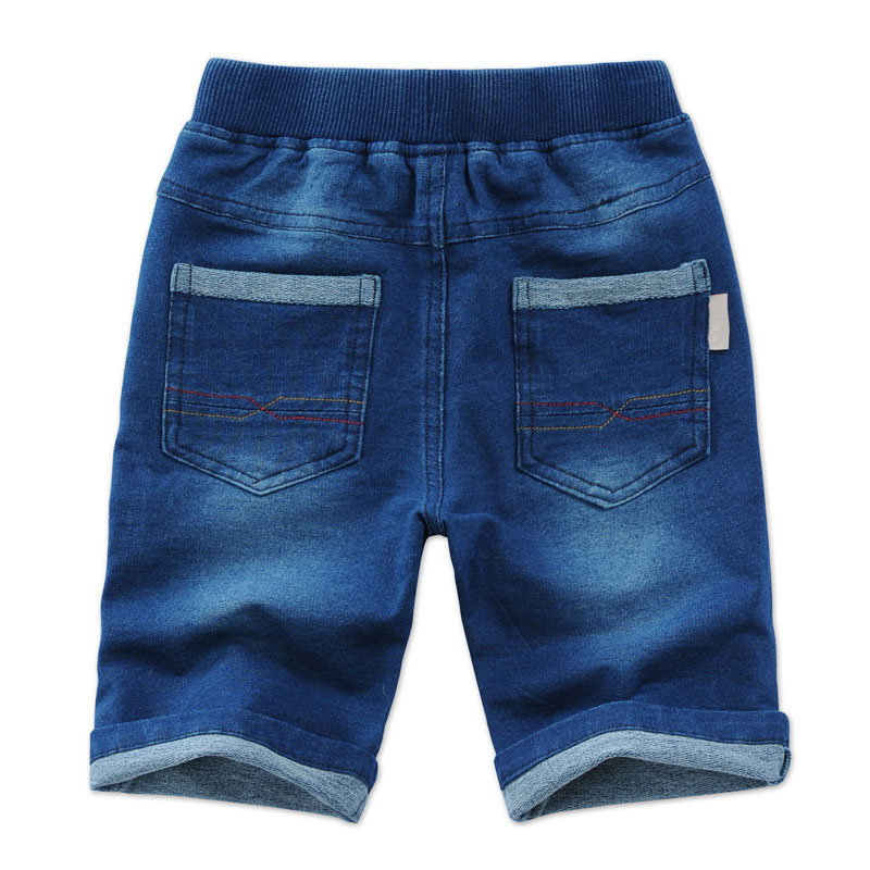 2-13 Years Children's Summer Clothing Boys Jeans Denim Shorts 2017 New Casual Elastic Waist Boy Shorts Denim High Quality DQ278