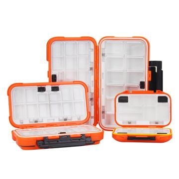 Double Sided Fishing Tackle Box Bait Lure Hook Compartment Storage Case for Sea Rock Waterproof Fishing Accessories
